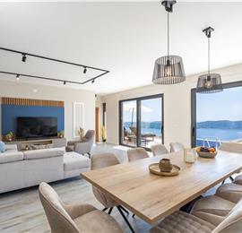Luxury 4 Bedroom Villa with Infinity Pool, Sauna, Gym, Jacuzzi and Sea Views in Orašac, near Dubrovnik, Sleeps 8